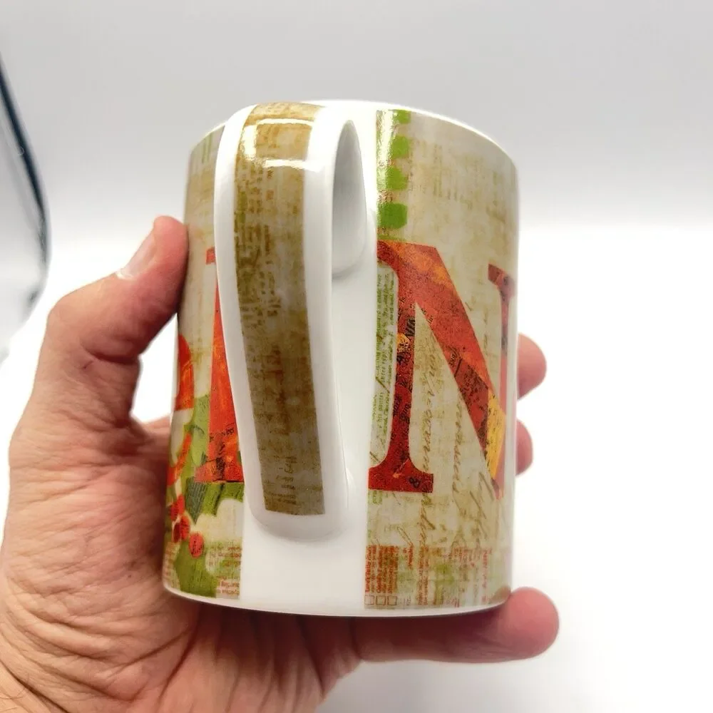 Pier 1 Mug Coffee Cup Christmas Noel